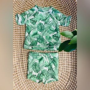 Janie and Jack Palm Swim set 3-6 months baby. Wore once. Like new